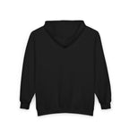 Black hoodie rear view with no text