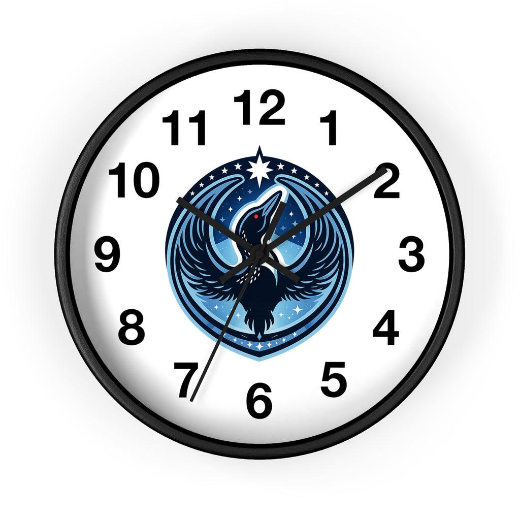 Rebel Loon 10 inch Wall Clock - Black (Donation Supports ILCM/IRRF)