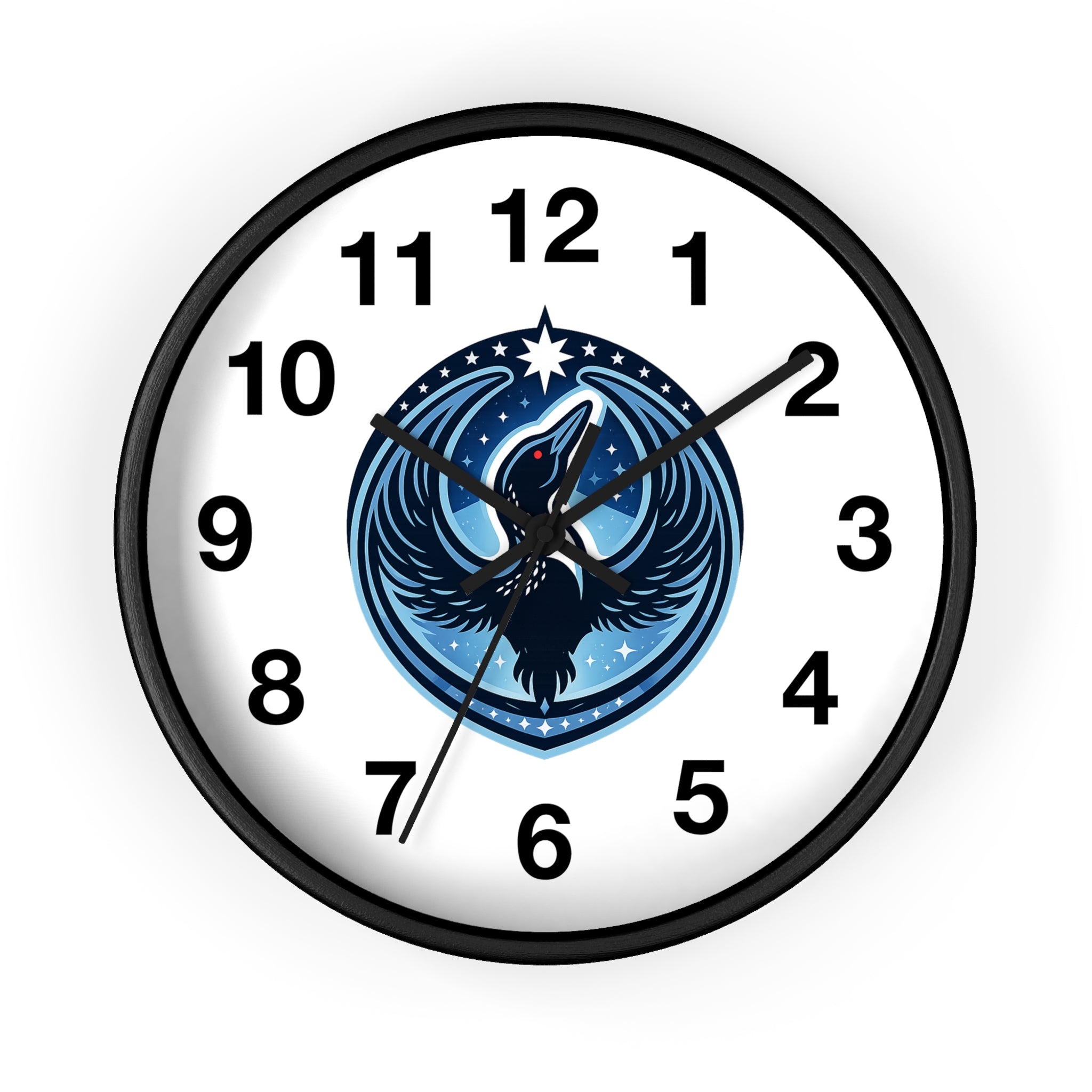 Rebel Loon 10 inch Wall Clock - Black (Donation Supports ILCM/IRRF)