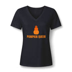 Pumpkin Queen V-Neck Tee
