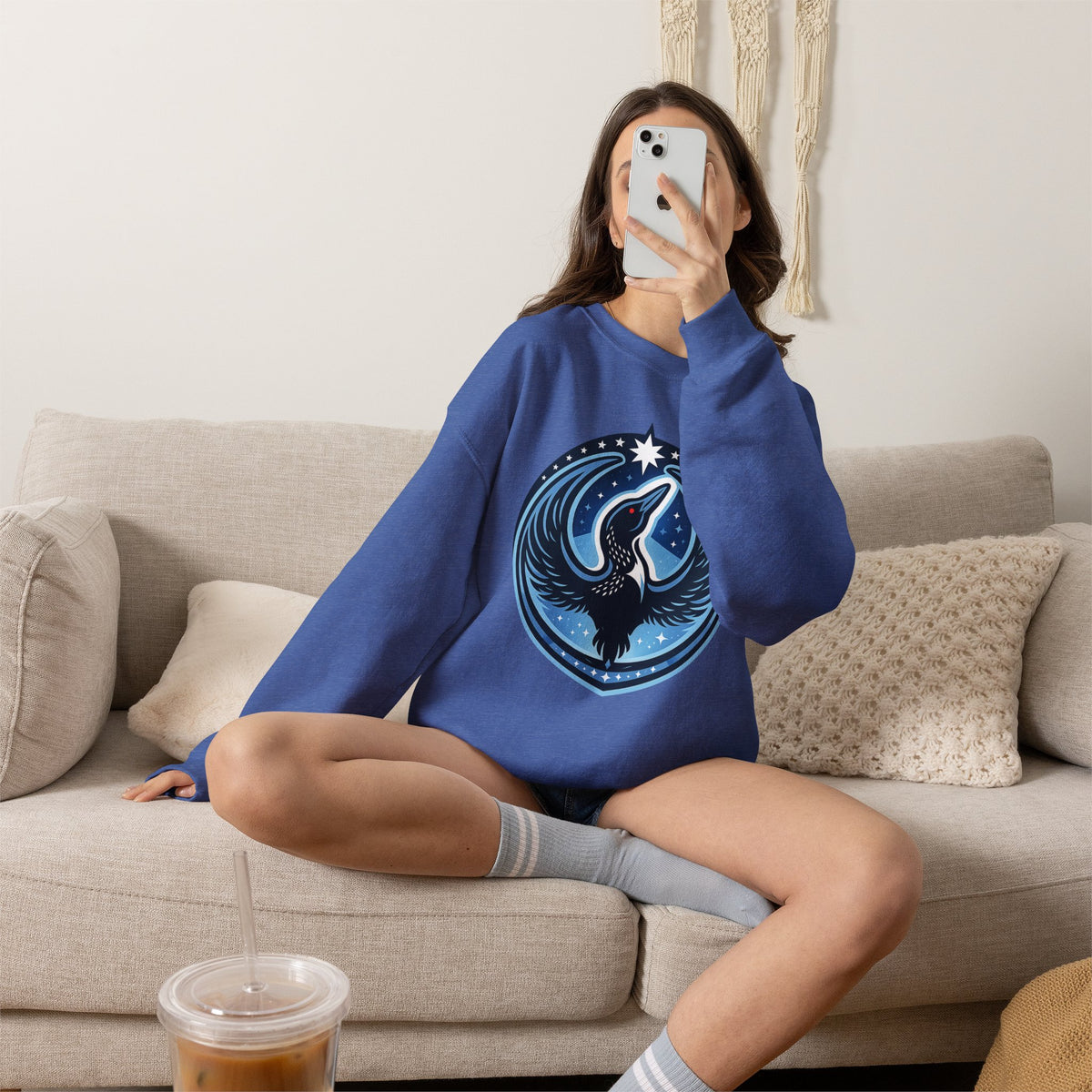 Rebel Loon Crewneck Sweater (Donation Supports ILCM/IRRF)