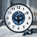 Rebel Loon 10 inch Wall Clock - Black (Donation Supports ILCM/IRRF)